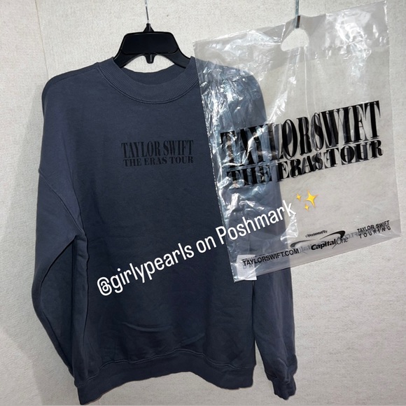 Taylor Swift Exclusive Eras Tour Crewneck Sweater Official Merch NEW - Picture 10 of 16